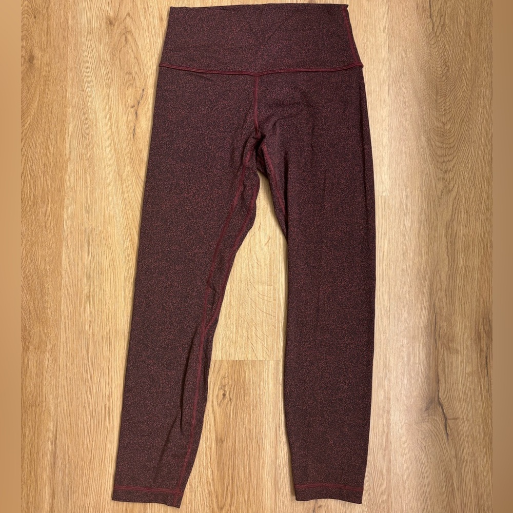 Lululemon Align Granulite Garnet Red Black Size: 6
